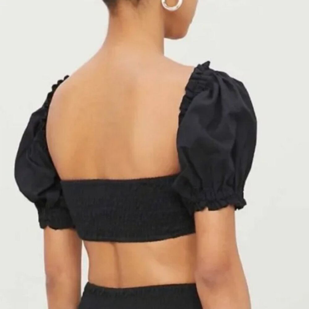 WeWoreWhat Black Coco Top XL - Picture 3 of 14